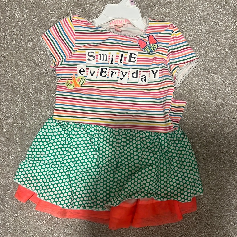 Mim-pie skirt and shirt.